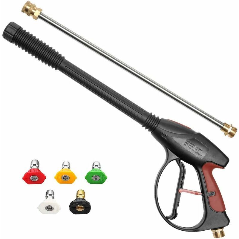 Ikodm - Pistolet à eau de nettoyage de lavage à haute pression pistolet à eau de lavage de voiture à haute pression domestique pistolet à haute