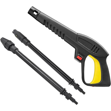 RQIURPN Pistolet à Eau Haute Pression avec Lance à Jet Variable et Lance rotative, Compatible avec Les nettoyeurs Haute Pression Lavor Vax Sterwins Parkside