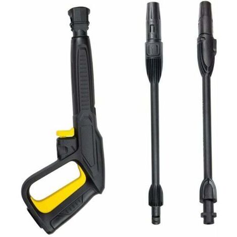 Pistolet À Eau Haute Pression Avec Lance Rotative, Compatible Avec Les Nettoyeurs Haute Pression Karcher K2 K7