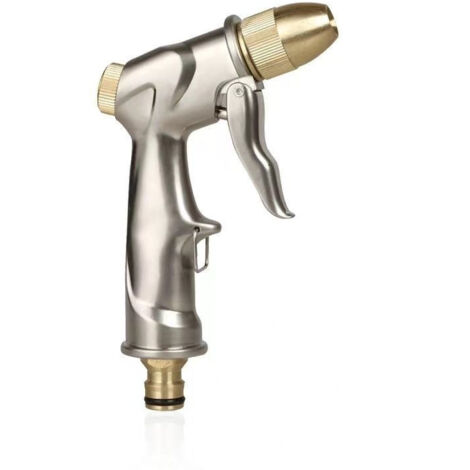 Pistolet à eau haute pression avec tuyau flexible pour arrosage de jardin lavage de voiture nettoyage avec pression réglable