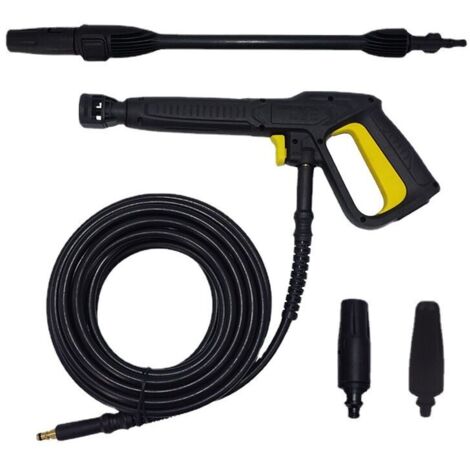 Pistolet à eau haute pression avec tuyau pistolet à jet variable et pistolet rotatif Ensemble de pistolet pulvérisateur pour nettoyeur haute pression pour Kärcher K2-K7