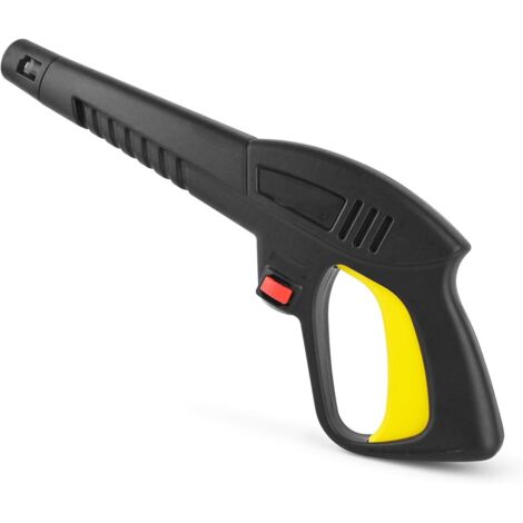 Pistolet à eau haute pression, en plastique, design à vanne sphérique, accessoire pour nettoyeur haute pression, blanc, compatible avec les nettoyeurs haute pression Lavor et Vax