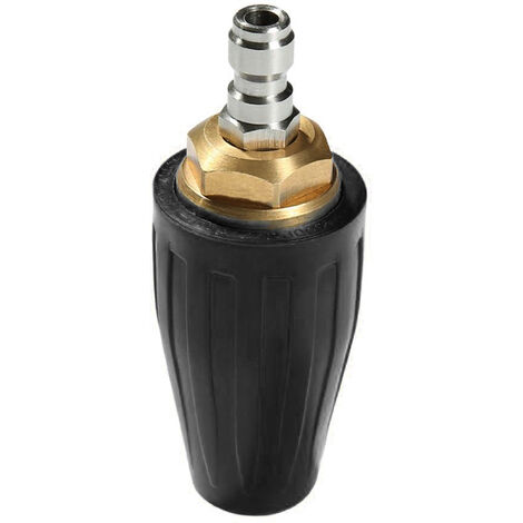 Pistolet à eau haute pression noir 4000psi buse rotative noyau céramique cuivre pur buse lotus nettoyage haute pression