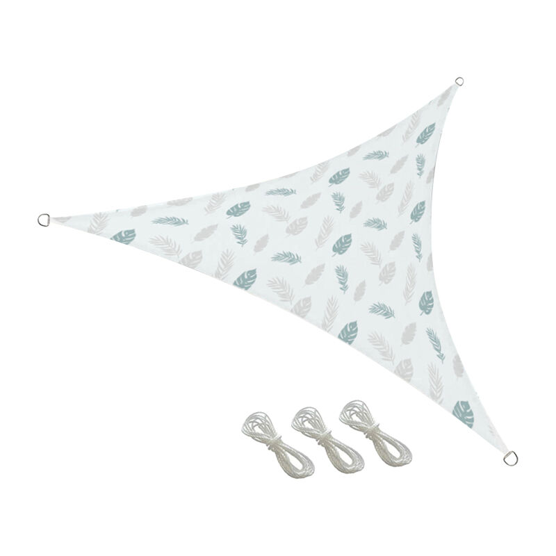 LIFCAUSAL Voile d'ombrage triangulaire 2 mètres anti-UV pour jardin, serre respirante et protection végétale Bâche polyvalente terrasse, piscine,
