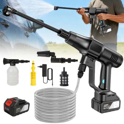 Pistolet à eau haute pression sans balais multifonction nettoyage sol jardin lavage voiture pulvérisateur portable