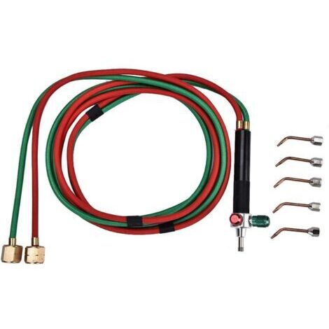 Pistolet à flamme pour outil de torche de soudage avec 5 embouts  Mini soudage au gaz à petite torche, Torche à oxygène pour bijoux