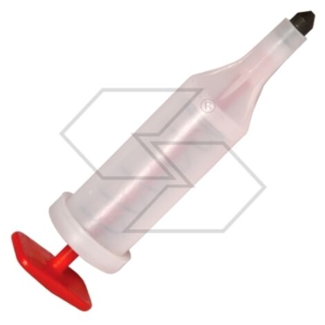 Pistolet à graisse de poche en plastique pour lubrifier l'extrémité du guide-chaîne des tronçonneuses
