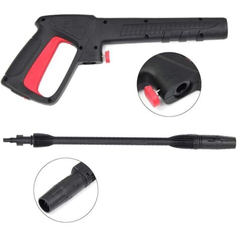 Pistolet à haute pression pour lavage de voiture, pistolet à eau, pistolet de nettoyage à mousse, prise rapide, tige d'extension