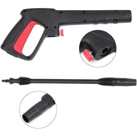 Pistolet à haute pression pour lavage de voiture, pistolet à eau, pistolet de nettoyage à mousse, prise rapide, tige d'extension