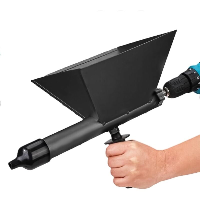 Pistolet à mortier électrique avec 4 buses et 4 buses à colle, pistolet à joint électrique portable pour joints de mortier en forme d'entonnoir,