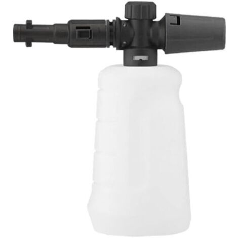 Pistolet à mousse haute pression pour Karcher K2 K3 K4 K5 K6 K7 Pistolet à mousse réglable 700 ml (Noir)