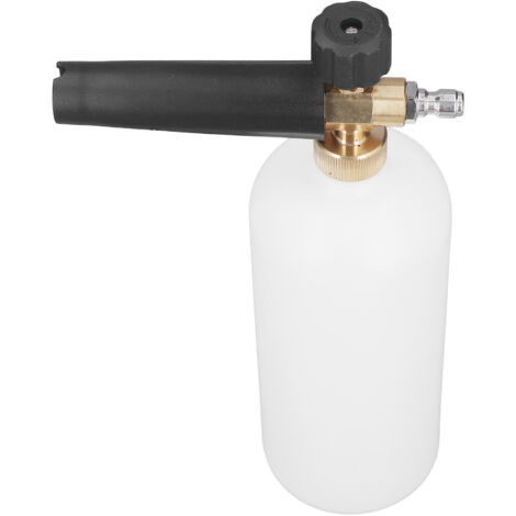 Pistolet à Mousse Haute Pression pour Voiture, Buse Réglable pour Lavage Auto et Terrasse, Grande Capacité 1/4