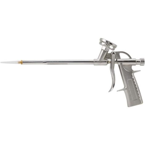Pistolet à Mousse, Pistolet à Mousse Pulvérisée Pistolet de Pulvérisation Expansible en Mousse PU Outil d'Application de Scellant(Argent)