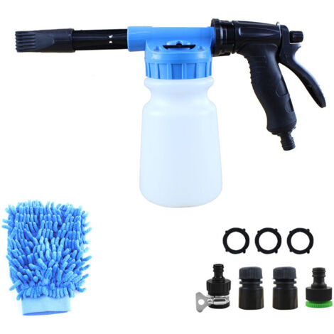 pistolet à mousse pour tuyau d'arrosage universel, pulvérisateur à mousse pour lavage de voiture, arrosage de jardin