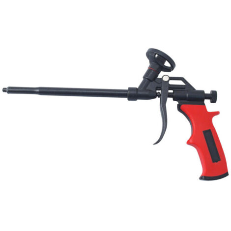 Pistolet à mousse professionnel – Acier inoxydable – Buse 18 cm pour mousse polyuréthane – Poignée nylon résistante aux solvants – Beast