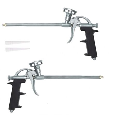 Pistolet à mousse PU pour l'étanchéité et l'isolation thermique, distributeur de mousse pour le remplissage et l'étanchéité des interstices des fenêtres.