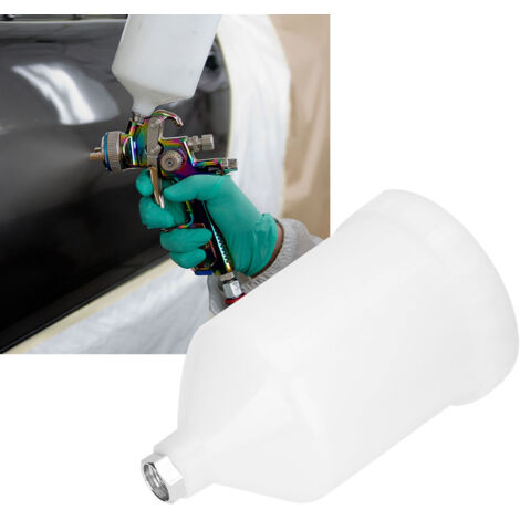 Pistolet à Peinture 600ml avec Embout Fileté en Acier Inoxydable - Accessoire pour Peinture et Rénovation