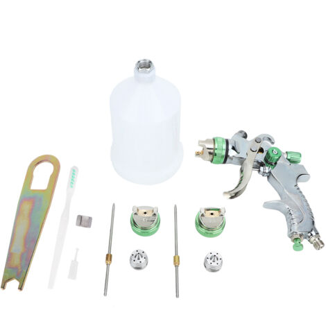 Pistolet à Peinture à Air Comprimé pour Meubles - Atomisation Fine et Alimentation par Gravité