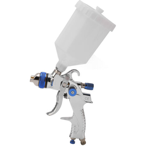 Pistolet à Peinture à Gravité avec Manomètre et Aiguille de Réglage - Kit Complet Professionnel