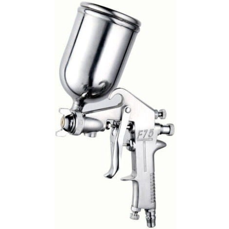 Pistolet à peinture à ventouse avec buse en acier inoxydable de 1,5 mm et capacité de 400 ml - Outil de peinture pour meubles de voiture, voiture