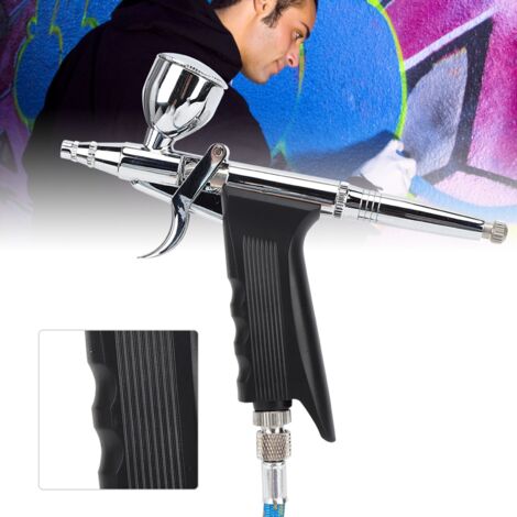 Pistolet à Peinture Airbrush en Métal 2CC/7CC/10CC pour Maquettes et Décoration Pâtisserie