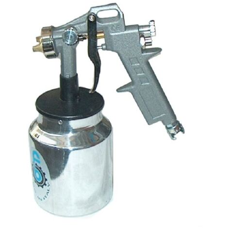 Pistolet à peinture avec réservoir inférieur de 1 kg
