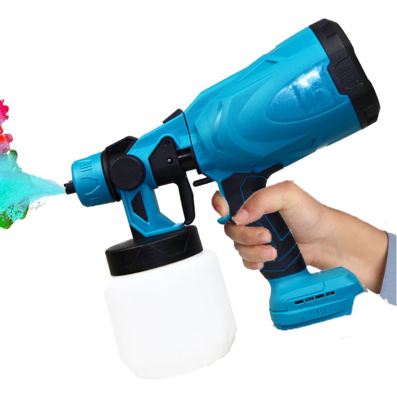 Teetok - Autres outils de peinture, pulvérisateur de peinture sans fil hvlp, pistolet de pulvérisation électrique, pistolet à peinture de clôture