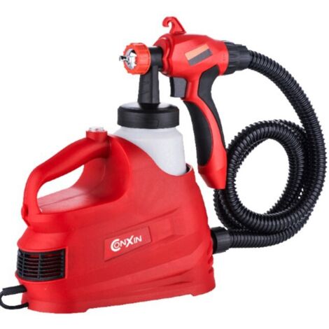 Pistolet à peinture électrique haute puissance à système séparé, pistolet léger avec capacité professionnelle pour murs et plafonds