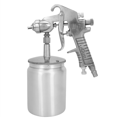 Pistolet à peinture en acier inoxydable pour peinture artistique sur céramique, avec poignée en poterie
