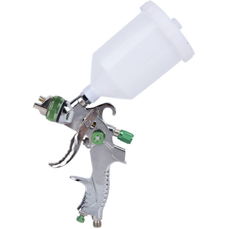 Pistolet à Peinture HVLP Alimentation par Pression Manuelle 1.4mm pour Aérographe et Projection