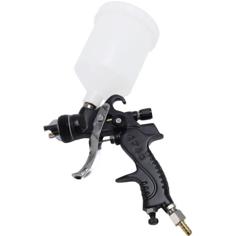 Pistolet à peinture HVLP d'une capacité de 600 ml, réglable, avec buses de 1,4, 1,7 et 2 mm, pour la décoration de meubles, de murs et de véhicules