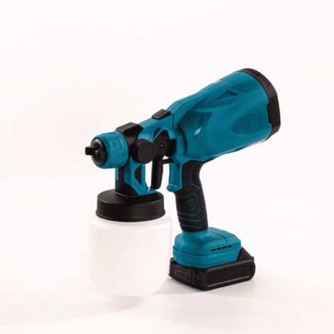Pistolet à peinture multifonction à batterie lithium-ion, idéal pour les travaux de décoration et de peinture, haute puissance, puissant pour la menuiserie.