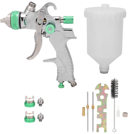 Pistolet à Peinture Pneumatique Haute Pression Atomisation Fine 1.4/1.7/2.0mm