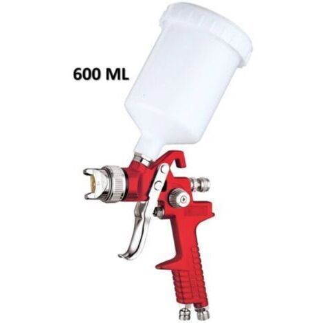 Pistolet à Peinture Pneumatique Triple Réglage HVLP 600ml Buse 1,4mm