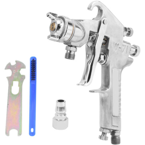 Pistolet à Peinture Pneumatique W-71 avec Pot et Buse 1.3mm Style JP pour Fournitures Industrielles et Maison