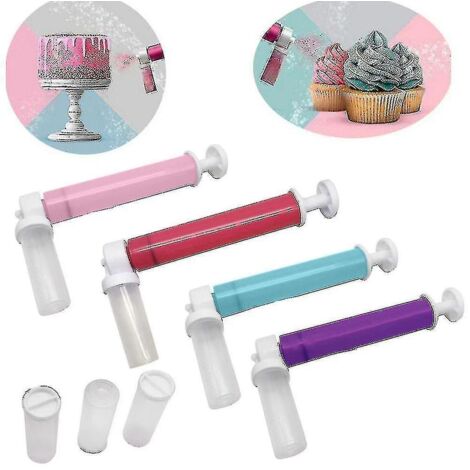 Pistolet à peinture pour gâteaux, aérographe, pulvérisateur de colorant pour gâteaux, arrosoir manuel, décoration de gâteaux, cuisine, pâtisserie, rose