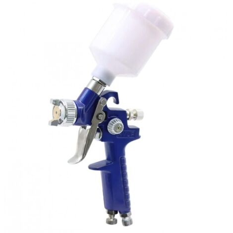 Pistolet à peinture professionnel : Avec buse de 1,0 mm/0,8 mm, pour la peinture de véhicules et autres projets.