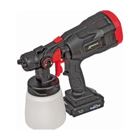 Pistolet à peinture R-BAT20 avec chargeur et batterie 2 amp