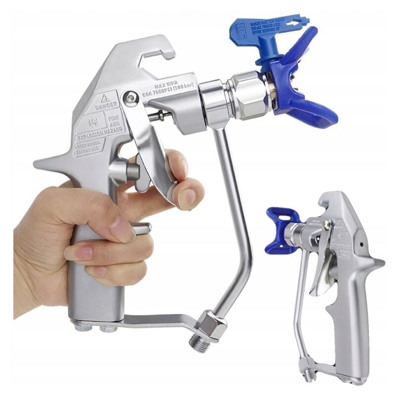 Pistola per verniciatura Rosfix UltraSpray con grilletto a 2 dita PM2PRUS04 con coperchio