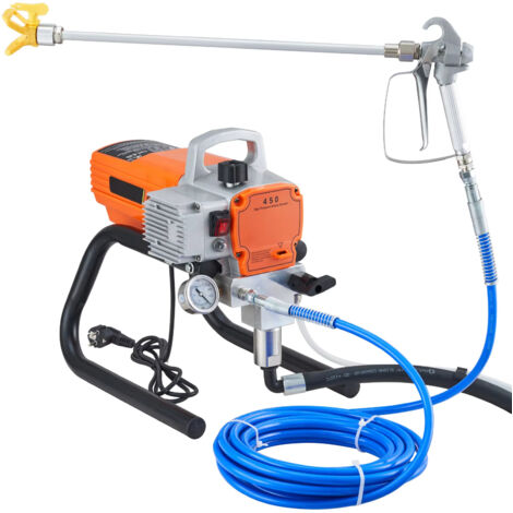 Pistolet à peinture sans air 1500 W, débit de 1,8 l/min, pression maximale de 3000 PSI, tuyau de 9 mètres inclus,BEAFACE