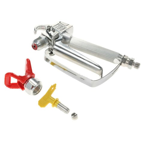Pistolet à peinture sans air haute pression 3600PSI avec buse de pulvérisation 517 et protection de buse pour pulvérisateur à pompe Graco Wagner Titan et machine de pulvérisation sans air