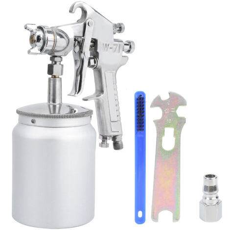 Pistolet à Peinture W-71 Style Japonais 1.3mm pour Voiture, Mur et Porte - Ensemble d'Outils de Pulvérisation