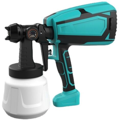 Pistolet à Peinture,Pulvérisateur de Peinture 600W  ，Débit Réglable Réservoir amovible de 1000 ml