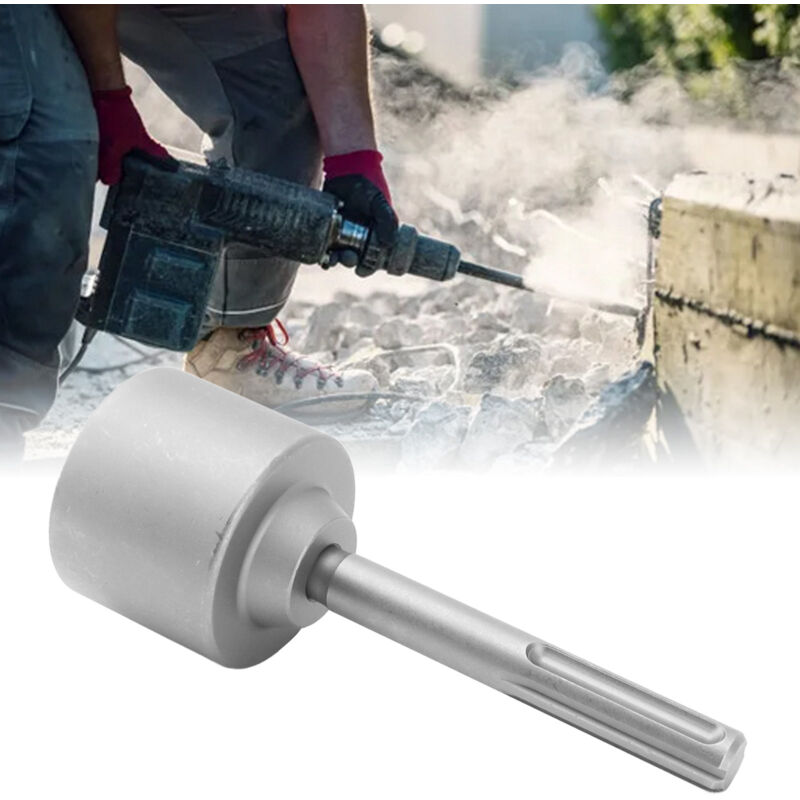 Treetalk - Pistolet à poteaux en t, 5 tiges d'acier, marteau de poteau de clôture, perceuse à percussion manuelle, longueur 20 cm, 65 mm/2,6 pouces.