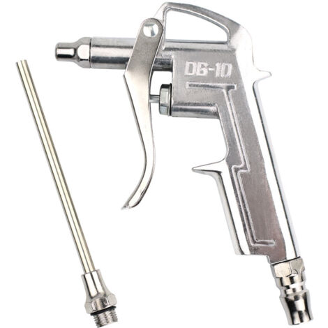 Pistolet à poussière pneumatique DG - 10 pistolet à poussière poli, aluminium, tube télescopique de 3 m