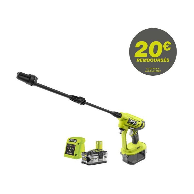 Pistolet à pression RYOBI 18V One+ - 1 batterie 2.5Ah 1 chargeur - RY18PW22A-125
