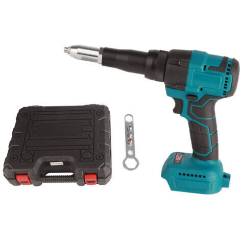 Pistolet à Riveter électrique sans Fil, Rivet électrique sans Fil Bleu 18V, Outil à Main à Rivet Automatique à LED pour Batterie BL1815 2,4 à, Riveteuses