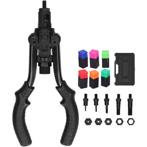Pistolet à Rivets à sertir Manuel avec Kit de Rivetage M3 M4 M6 M8 M10 M12
