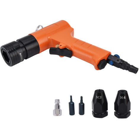 Pistolet à rivets aveugles pneumatique en acier allié, outil de rivetage M3 M4 1500 tr/min 0.6‑0.8 MPa KV‑7801F style européen