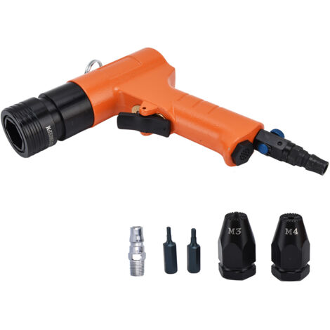 Pistolet à rivets aveugles pneumatique en acier allié, style japonais, outil de rivetage M3 M4, 1500 tr/min, 0.6‑0.8 MPa, modèle KV‑7801F